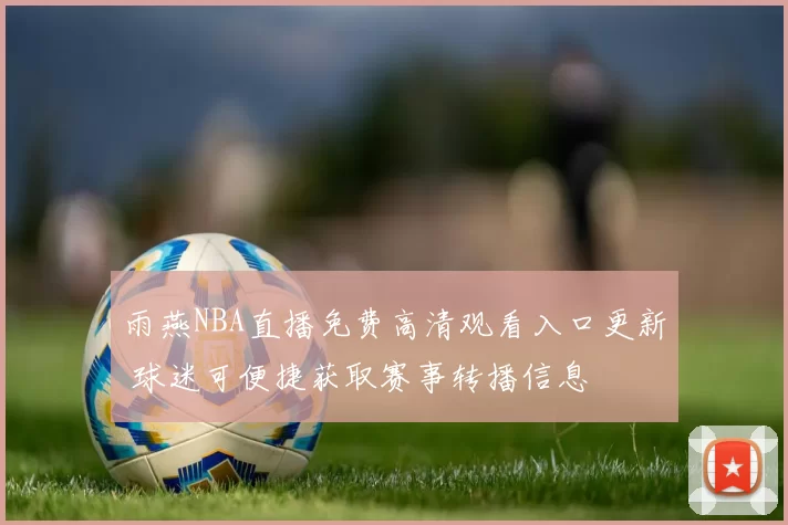 雨燕NBA直播免费高清观看入口更新 球迷可便捷获取赛事转播信息