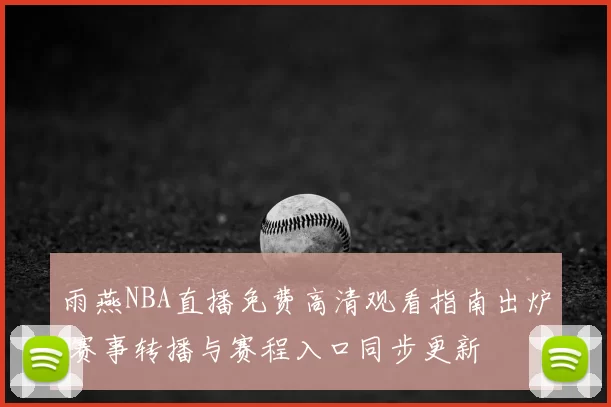 雨燕NBA直播免费高清观看指南出炉 赛事转播与赛程入口同步更新
